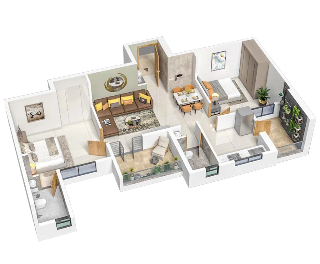 BG Aspiro 2 BHK